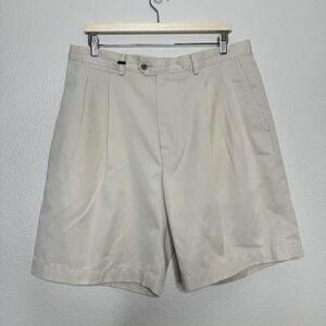 Callaway Golf Shorts Mens 36x9 Pro-Spin Pleated Chino Beige Khaki Outdoor